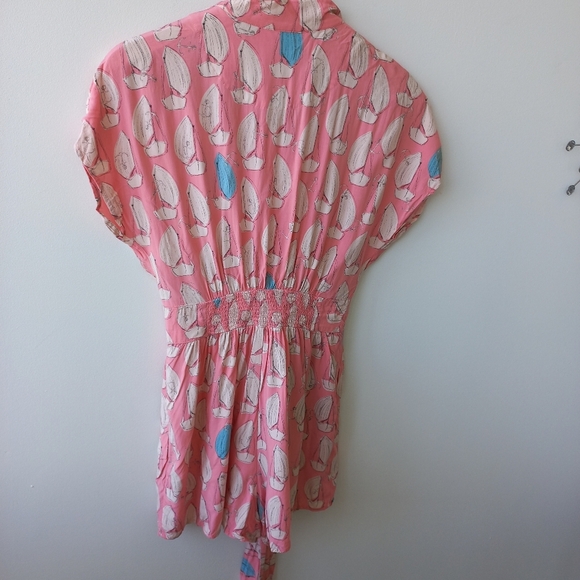 Maeve Anthropologie Women's Tourista Sailboat Romper Size 6 US - Picture 12 of 17